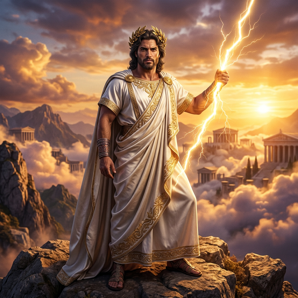 Ancient Greek Olympus Deity AI Filter AI portrait example — Fantasy & Cosplay