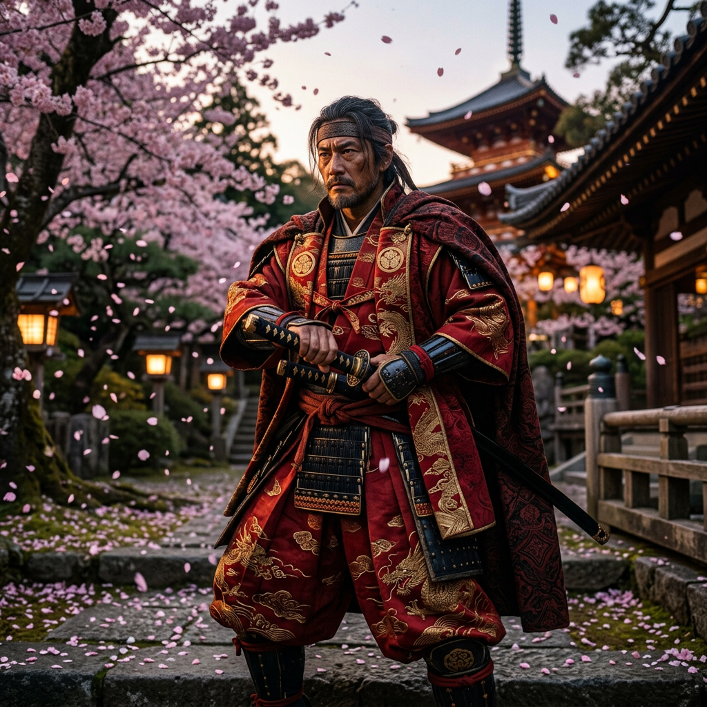 Ancient Samurai Pixar 3D Legend Portrait AI AI portrait example — Disney Pixar 3D
