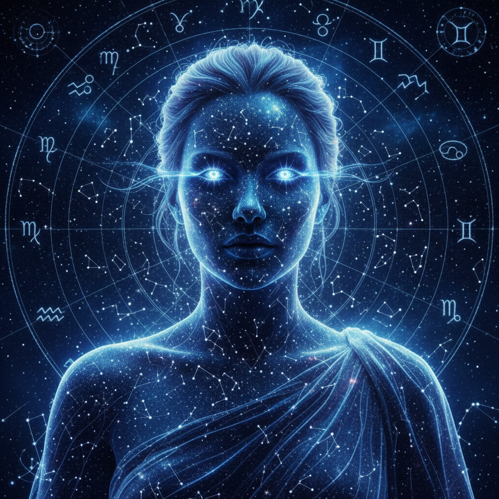 Celestial Starborn Constellation AI Filter AI portrait example — Fantasy & Cosplay
