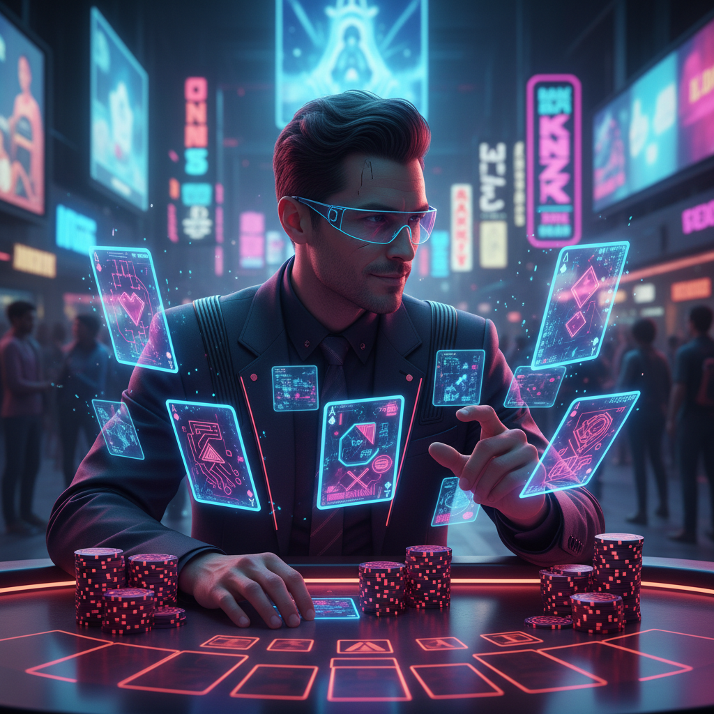 Cyberpunk Casino High-Roller AI Trend AI portrait example — Cyberpunk & Future