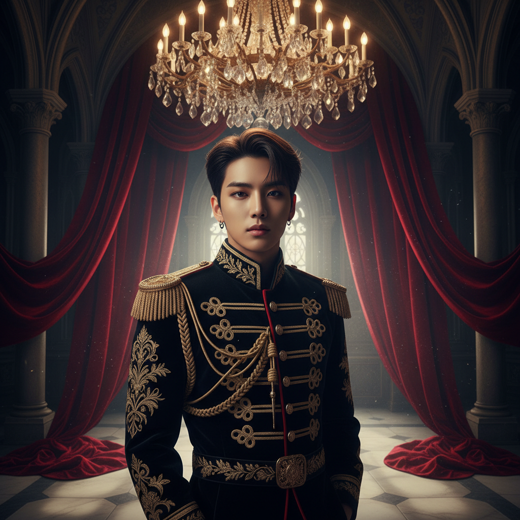 Dark Royal Concept Grand Palace Portrait AI AI portrait — K-Pop & Idol