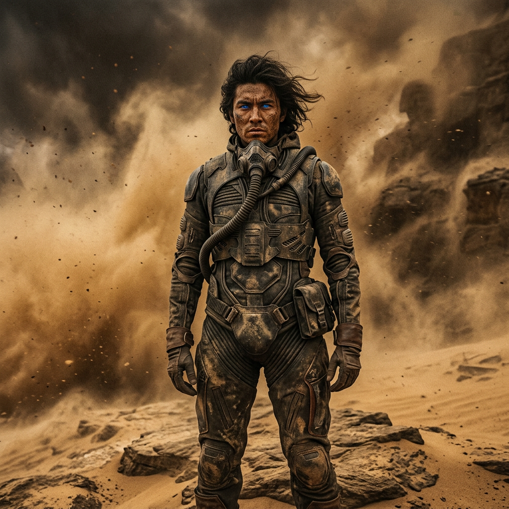 Dune Arrakis Sandstorm Desert AI Portrait AI portrait