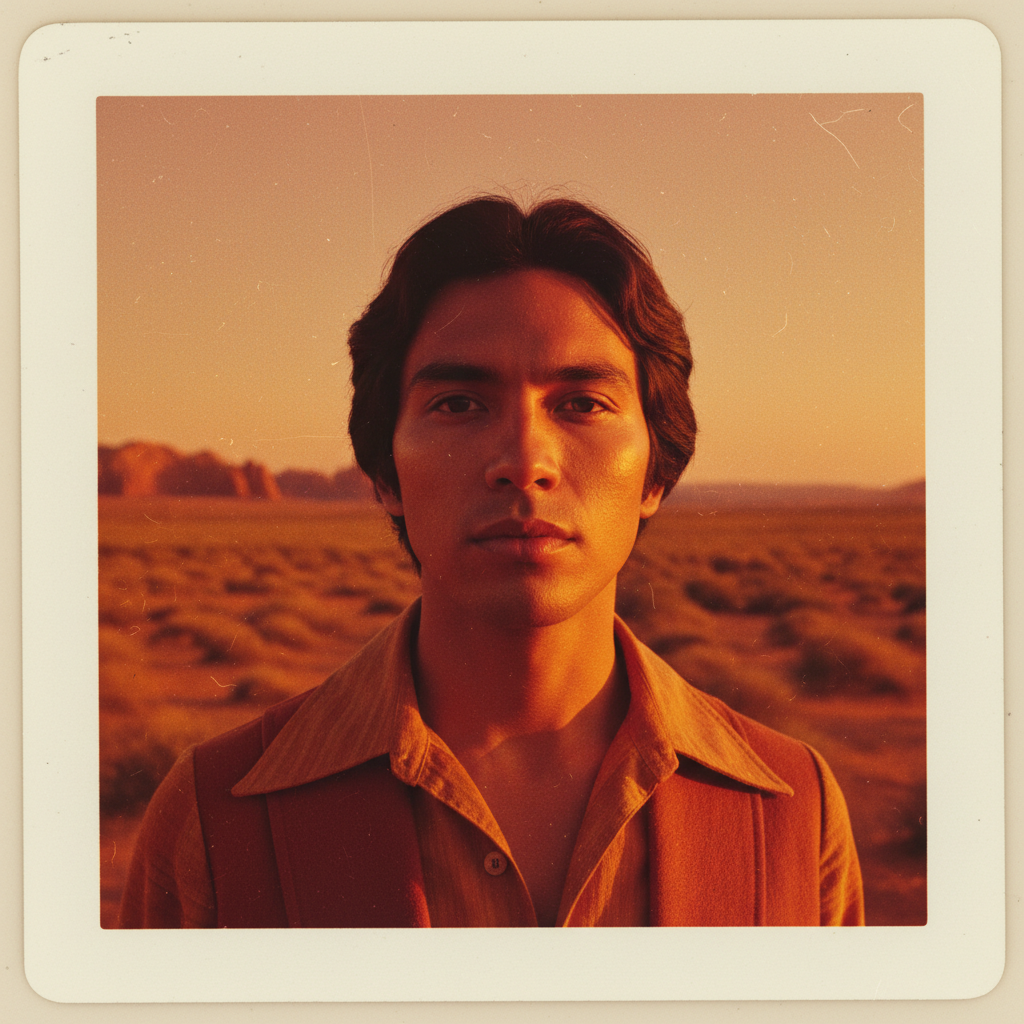 Dusty 1970s Kodachrome Film AI Portrait AI portrait example — Vintage & Retro