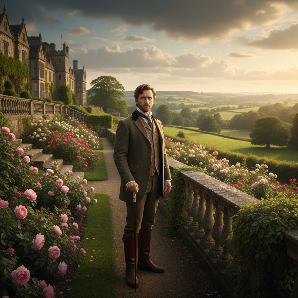 English Countryside Estate Garden AI Portrait AI portrait example — Professional Headshots