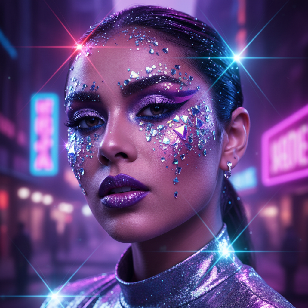 Euphoria Glitter Dreamscape AI Portrait AI portrait