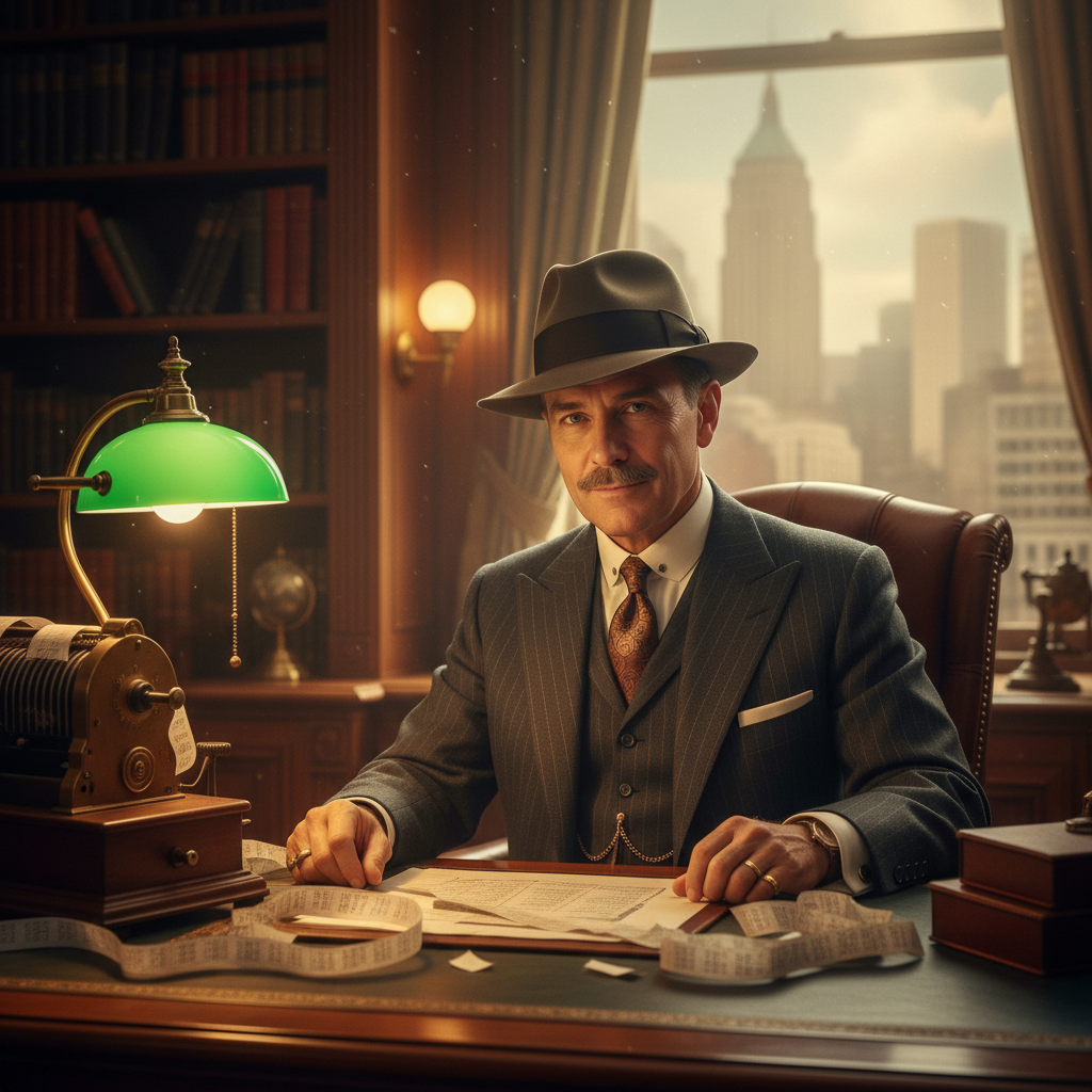 Gilded Age Wall Street Banker AI Trend AI portrait example — Professional Headshots