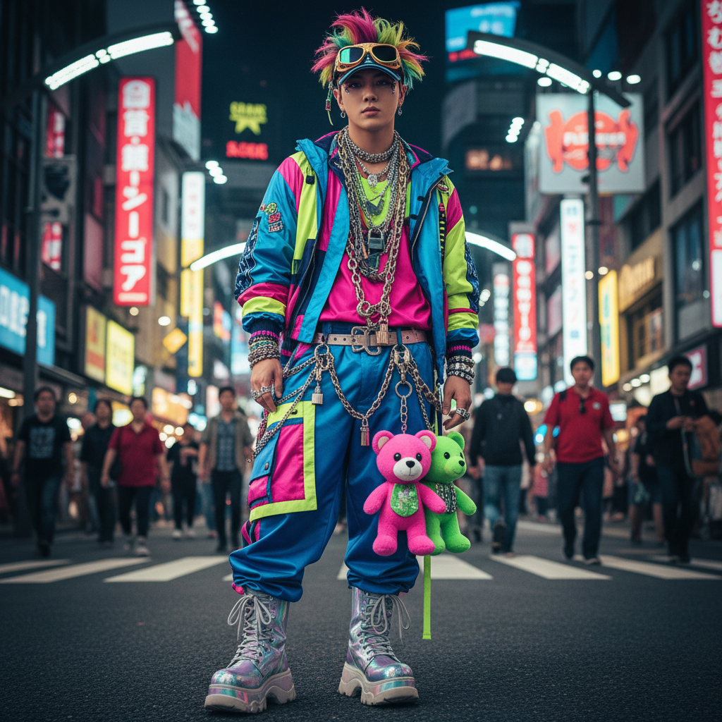 Harajuku Style K-Pop Streetwear Portrait AI AI portrait — K-Pop & Idol