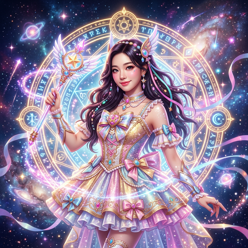 Magical Girl Anime Idol AI Filter AI portrait