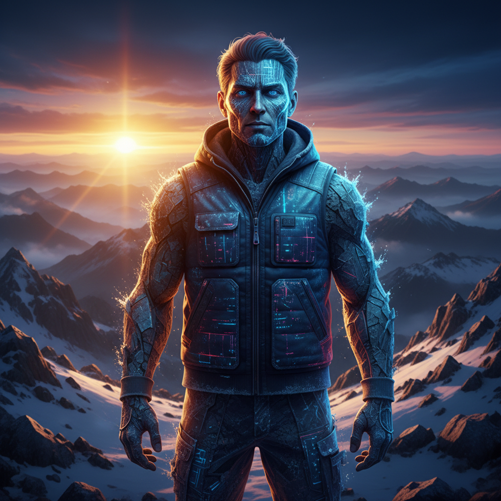 Mountain Range Peak Executive AI Portrait AI portrait example — Professional Headshots