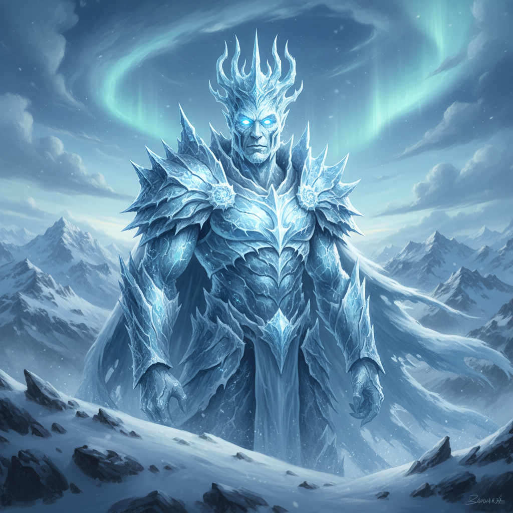 Nordic Frost Giant Ice King AI Portrait AI portrait example — Fantasy & Cosplay