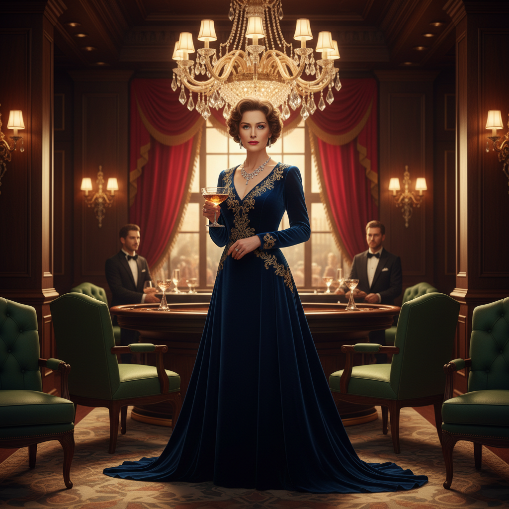 Nouveau Riche Casino Night AI Trend AI portrait — Viral & TikTok