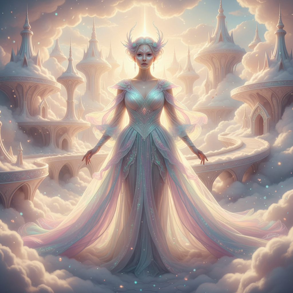 Pastel Cloud Kingdom Pixar 3D Portrait AI AI portrait example — Disney Pixar 3D