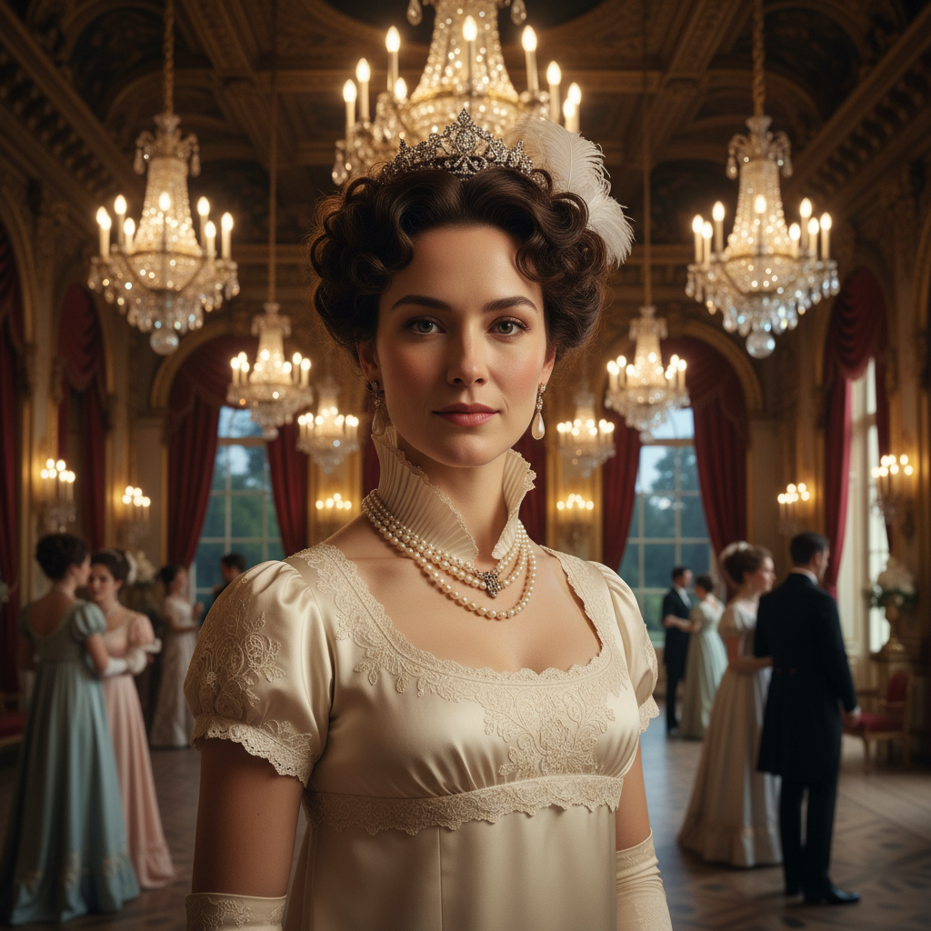 Regency Era Ballroom AI Portrait AI portrait example — Viral & TikTok