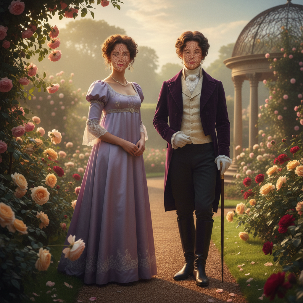 Regency Period Bridgerton AI Trend AI portrait example — Cinematic & Movie Poster