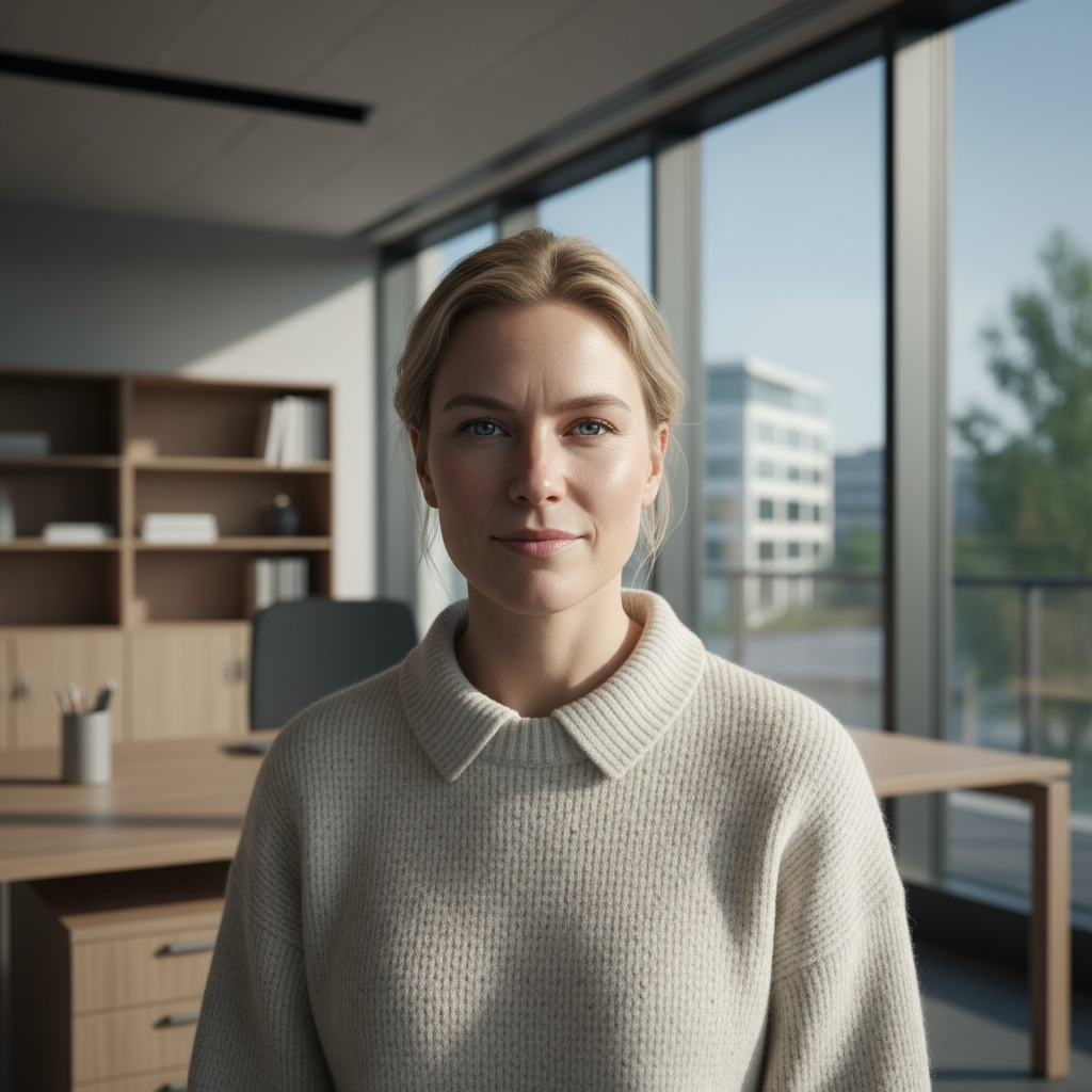 Scandi-Chic Bright Airy Office AI Portrait AI portrait example — Professional Headshots