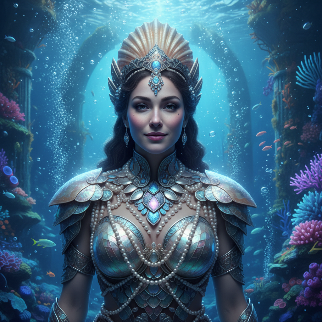 Underwater Atlantean Royalty AI AI portrait — Viral & TikTok
