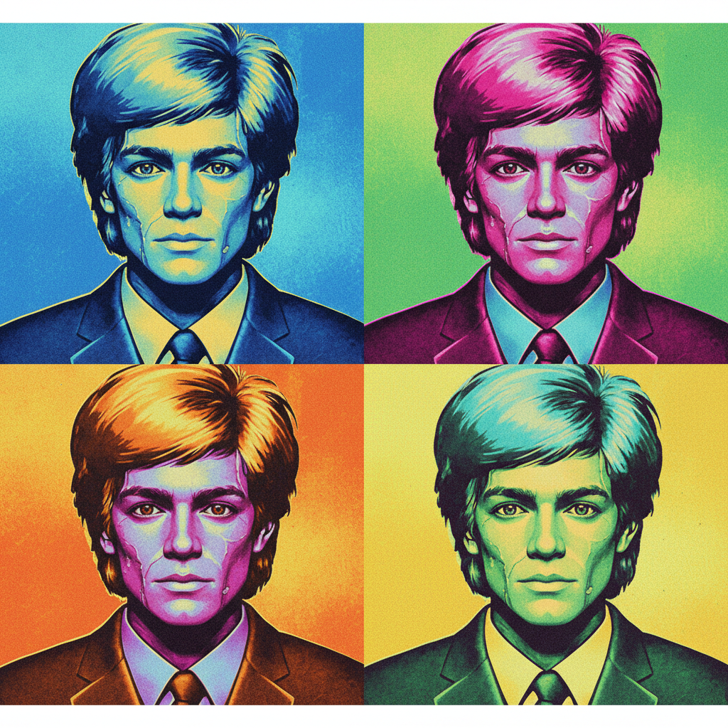 Vibrant Pop Art Creative AI Portrait AI portrait example — Professional Headshots