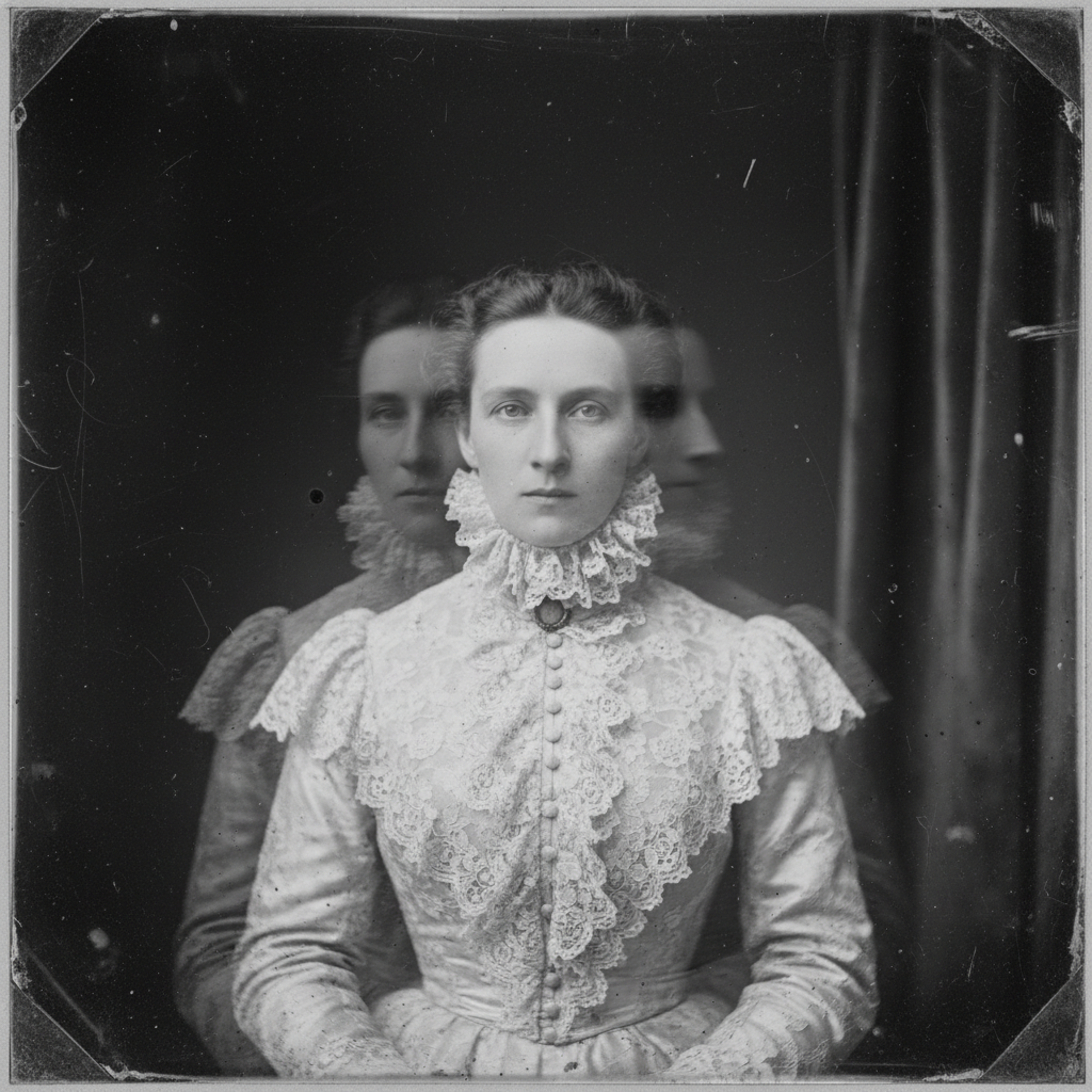 Victorian Gothic Daguerreotype AI Portrait AI portrait example — Vintage & Retro