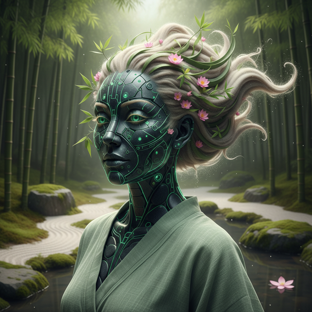 Zen Garden Wellness Coach Portrait AI AI portrait example — Professional Headshots