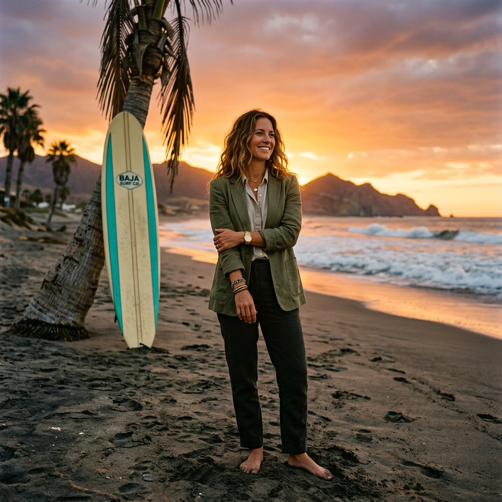 Baja California Sur Surf CEO AI Trend AI portrait example — Professional Headshots