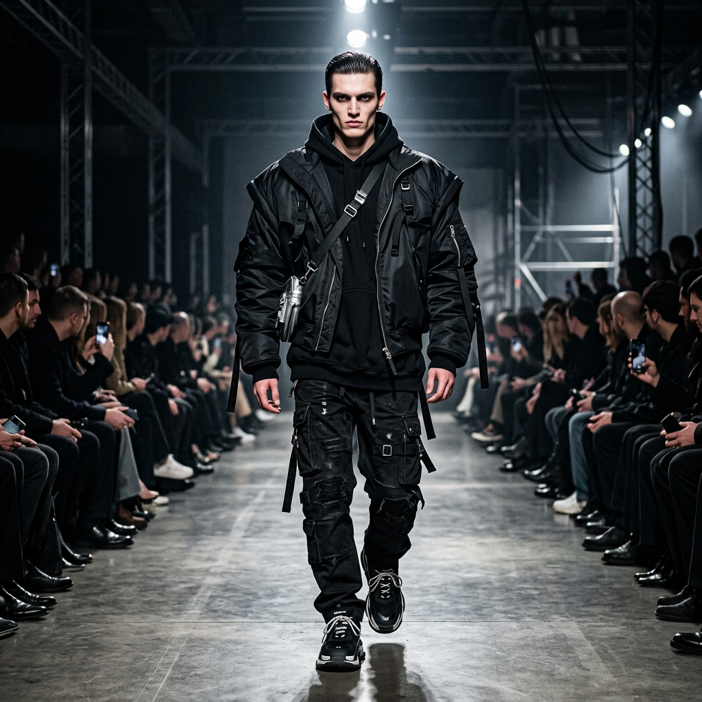 Balenciaga High Fashion Runway AI Trend AI portrait example — Viral & TikTok