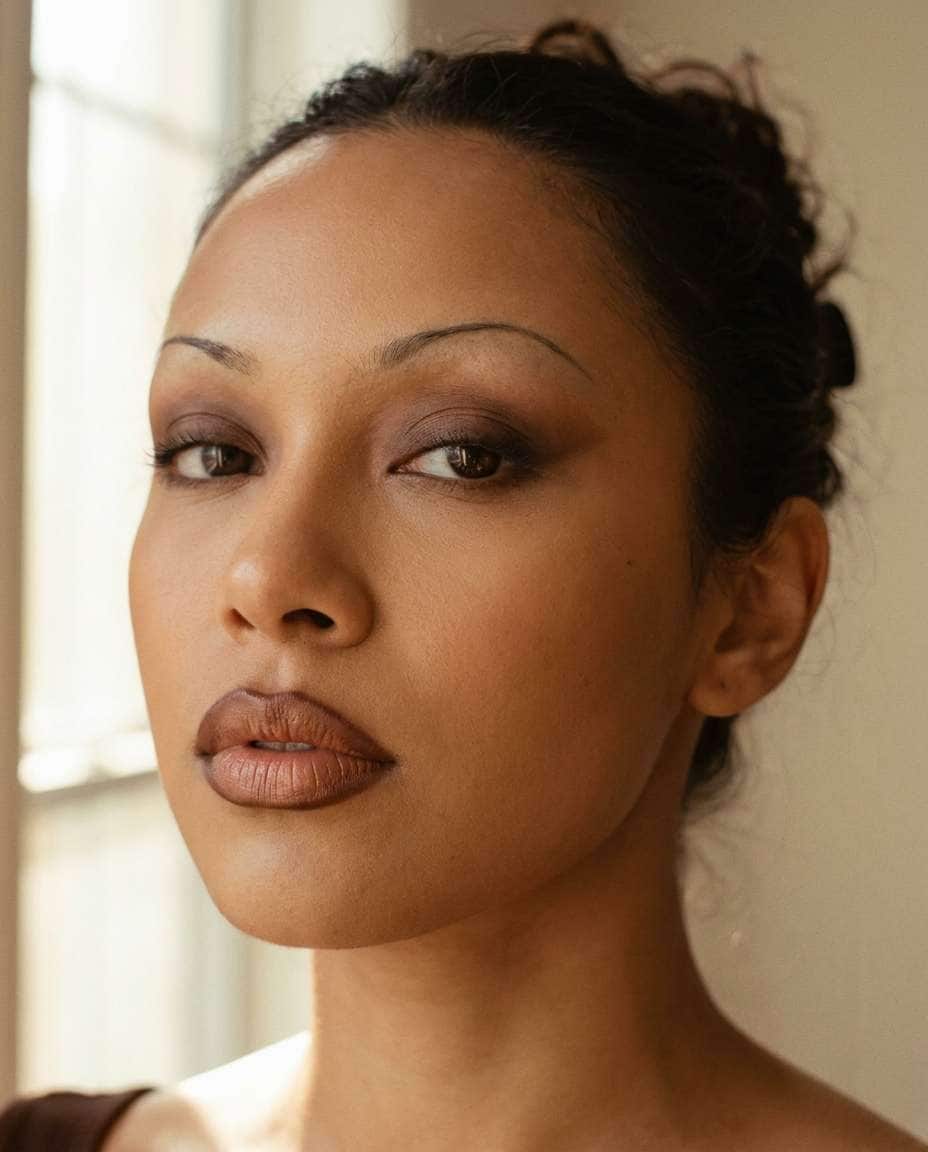 90s Brown Liner AI portrait