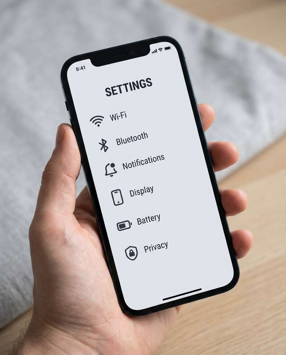 App Screen Preview AI portrait — AI Icon Design Prompt