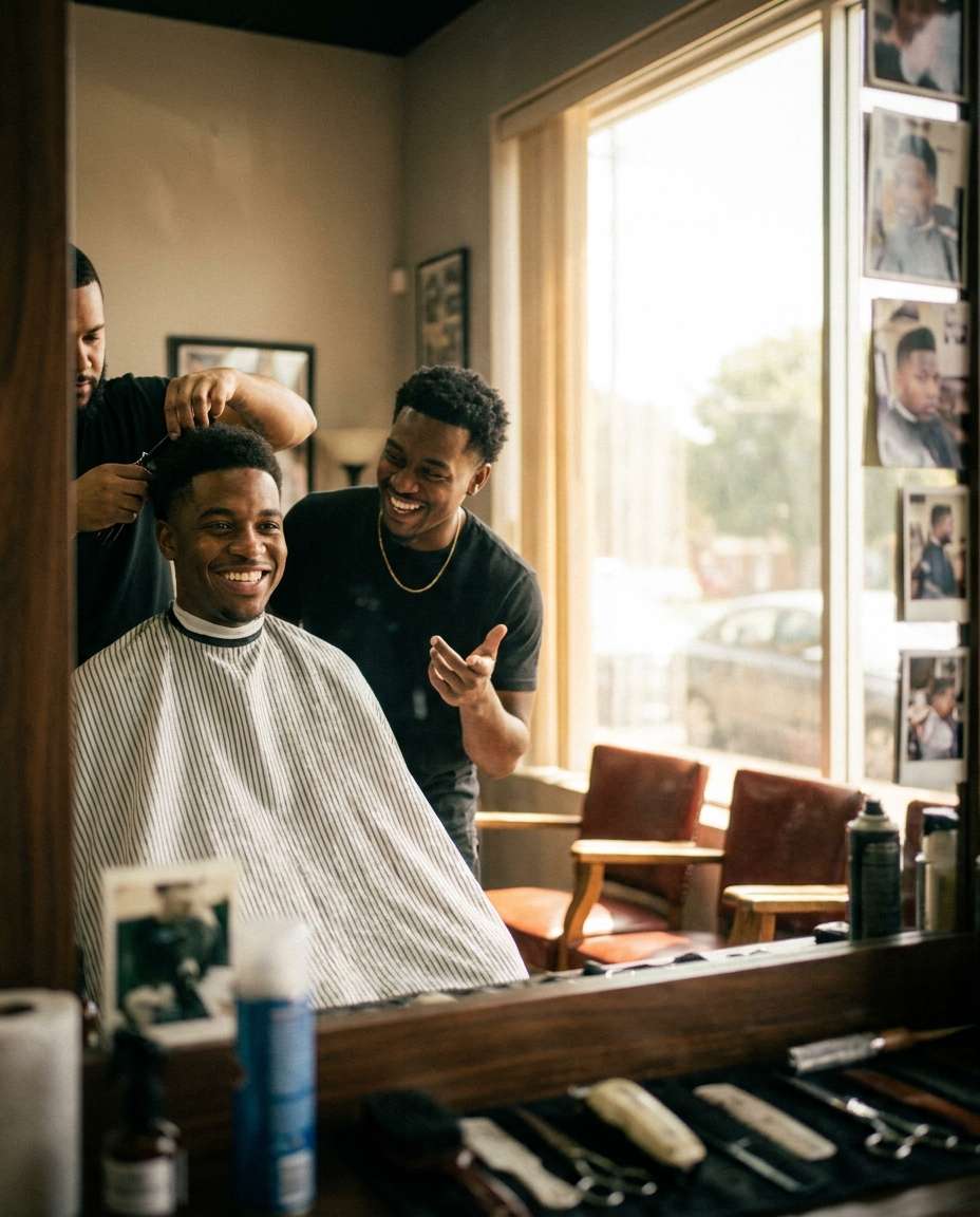 Barbershop Story AI portrait