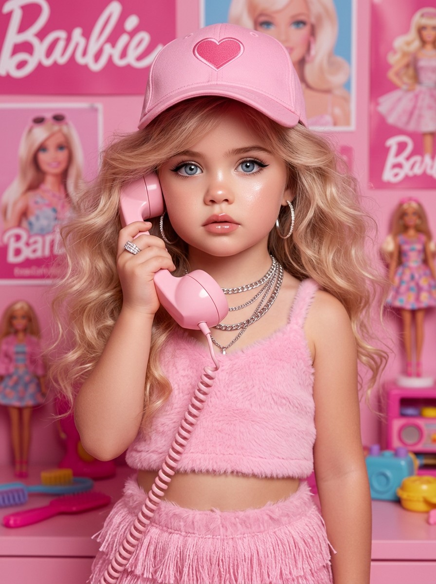 Barbie Portrait Shot AI portrait