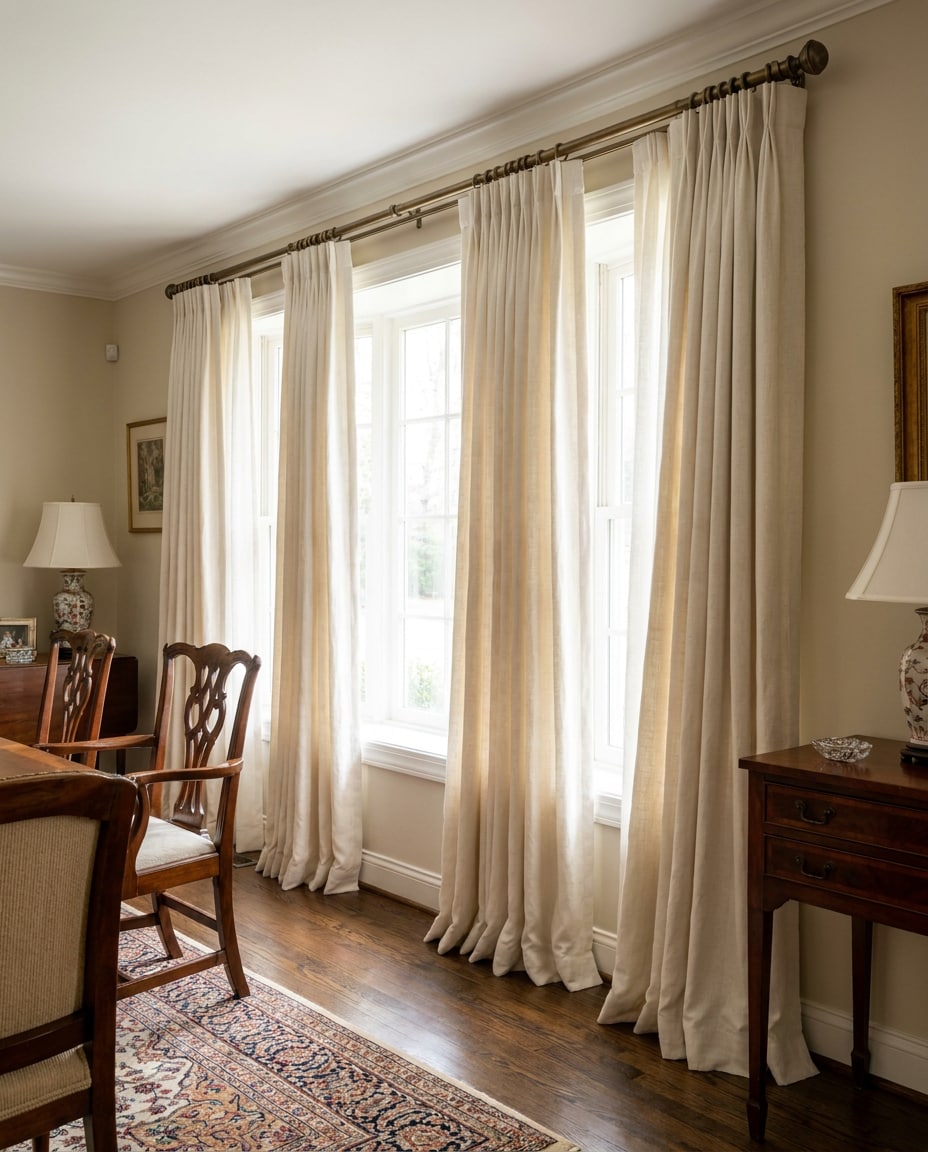 Bay Window Drama AI portrait example — Gemini AI Curtain Image Prompts