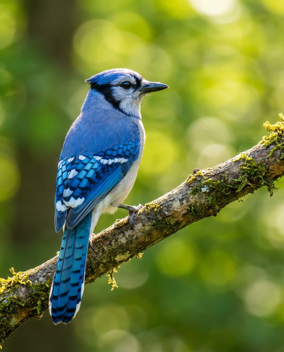 Blue Jay Forest Pop AI portrait