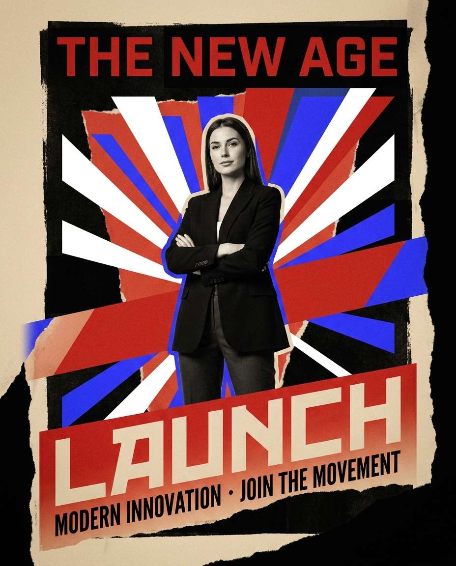 Brand Launch Shockwave AI portrait