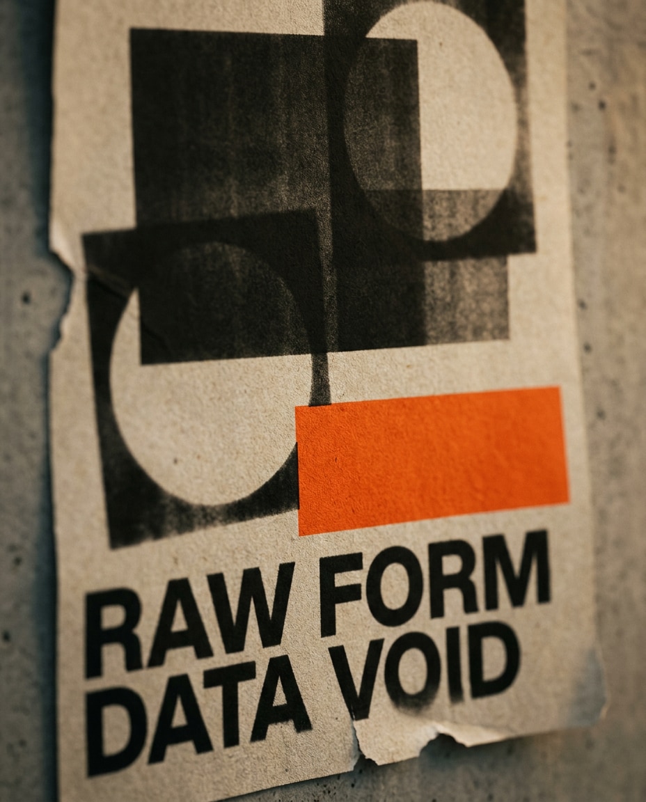 Brutalist Shapes AI portrait — Geometric Poster Prompts