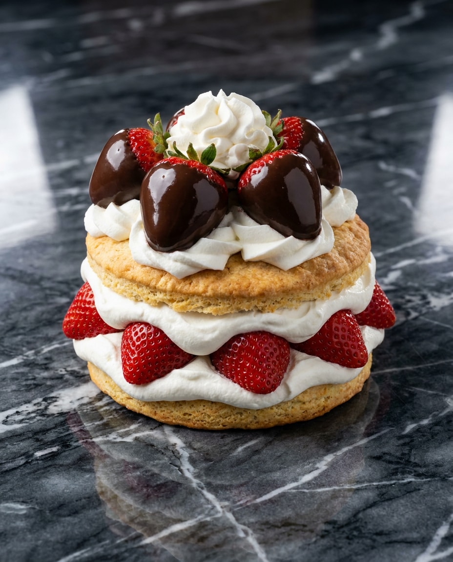 Chocolate Dip Twist AI portrait — Gemini AI Strawberry Shortcake Photo Prompt