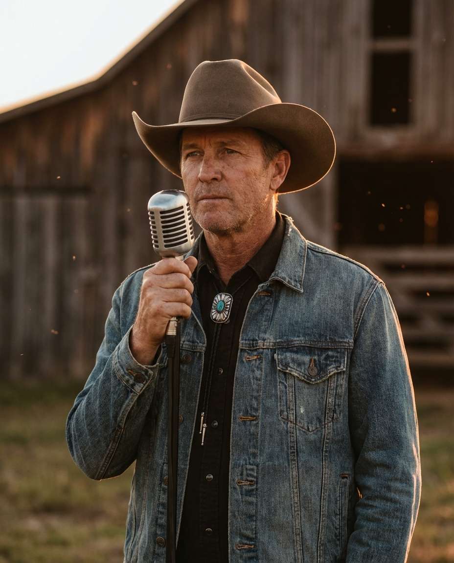 Country Barn Portrait AI portrait — Gemini AI Singer Photo Prompts