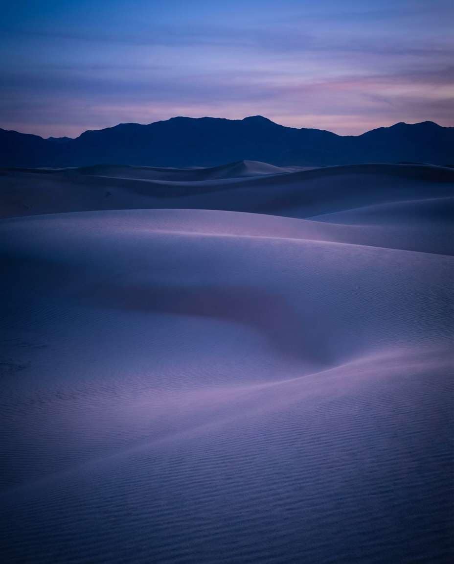 Desert Blue Hour AI portrait