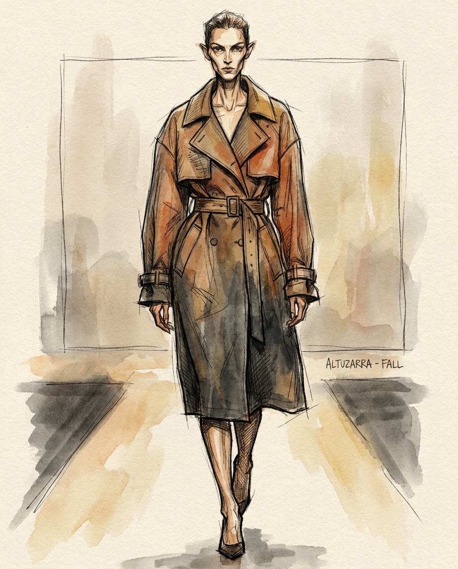 Fashion Sketch Edge AI portrait