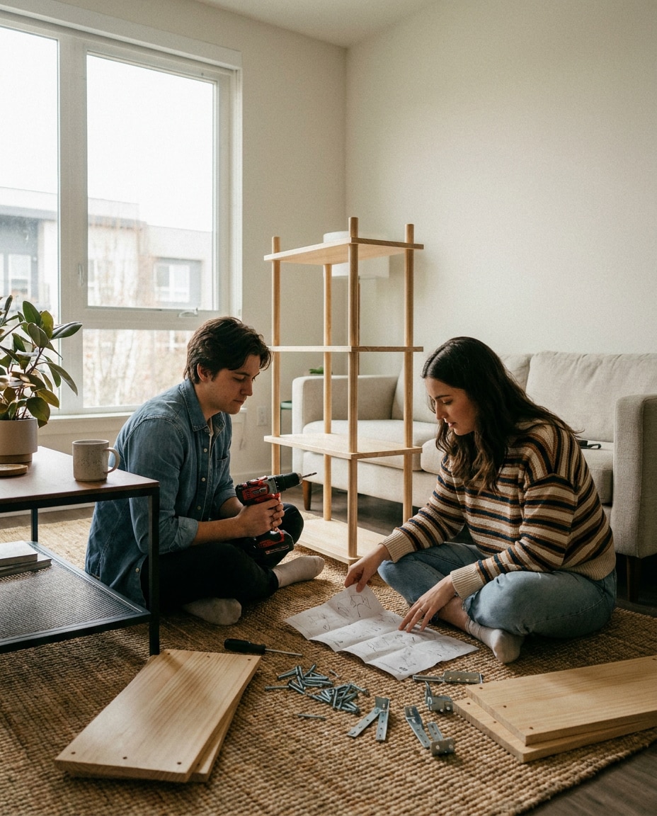 Flat-Pack Assembly AI portrait — Gemini AI Prompt for Furniture