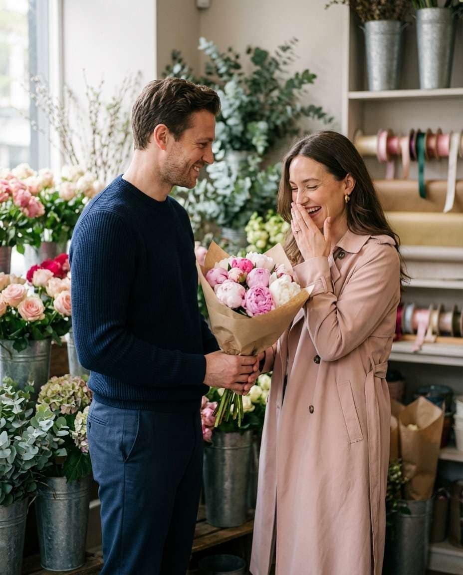 Florist Shop Surprise AI portrait