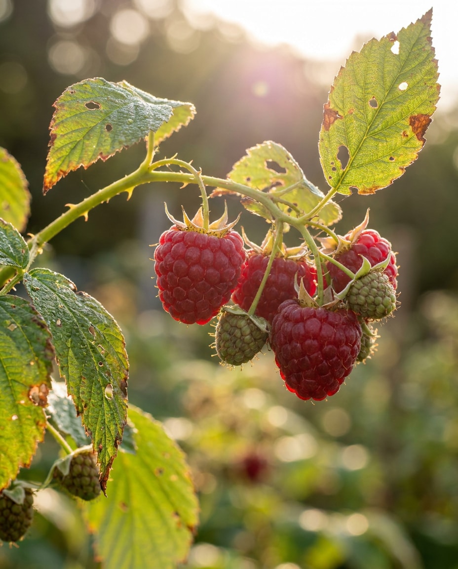 Garden Picked Fresh AI portrait example — Free AI Raspberry Fruit Photo Prompts for Gemini & ChatGPT