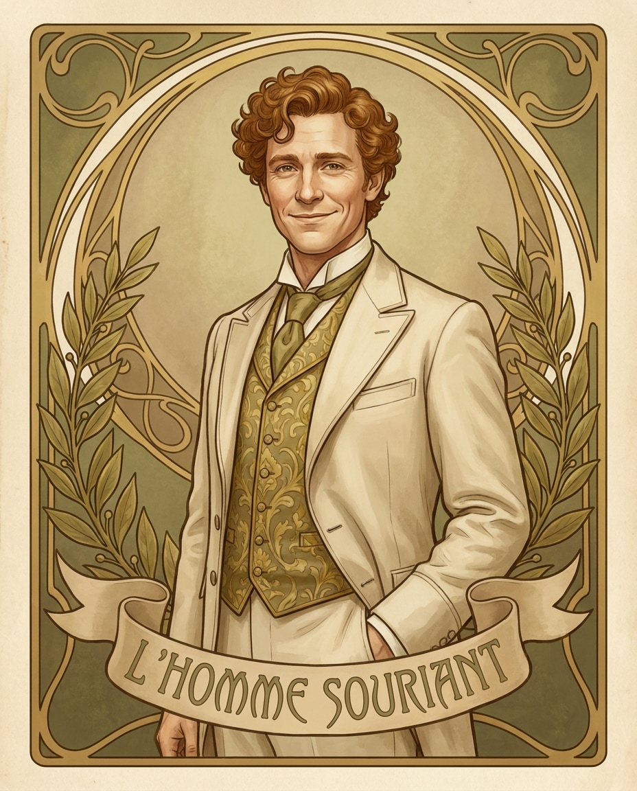 Gilded Laurel Wreath AI portrait