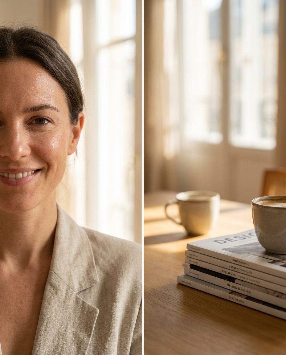 Golden Hour Portrait AI portrait — AI Split Photo Prompt