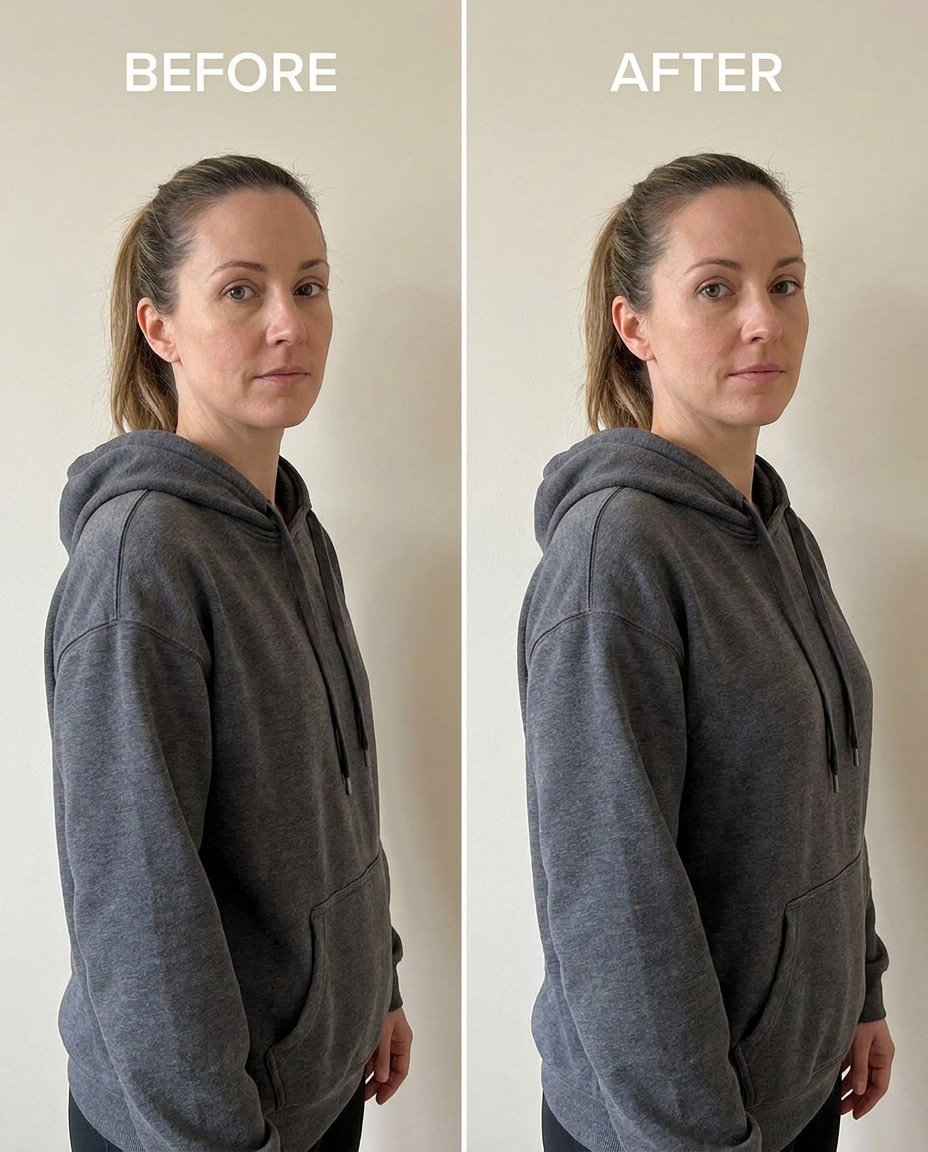 Hoodie Natural Lift AI portrait