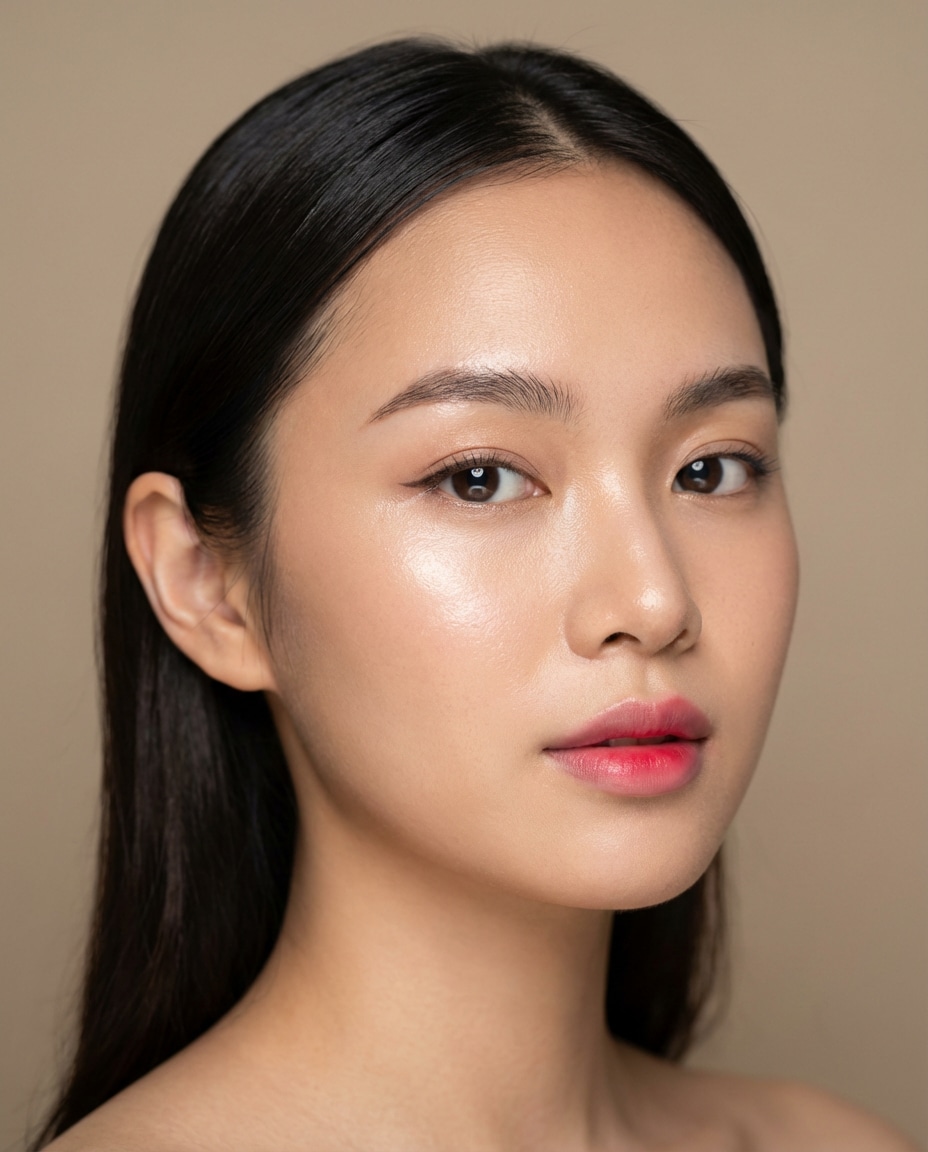K-Beauty Glass Skin AI portrait — Gemini AI Korean Style Prompt