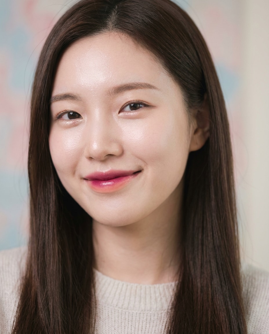 K-Beauty Ombre AI portrait