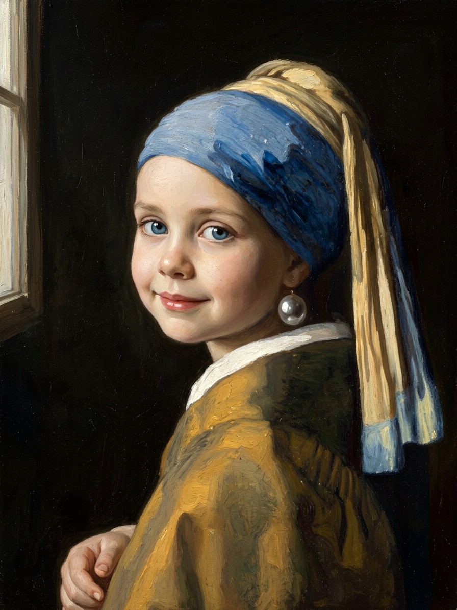 Kid Cos In Painting AI portrait — portrait