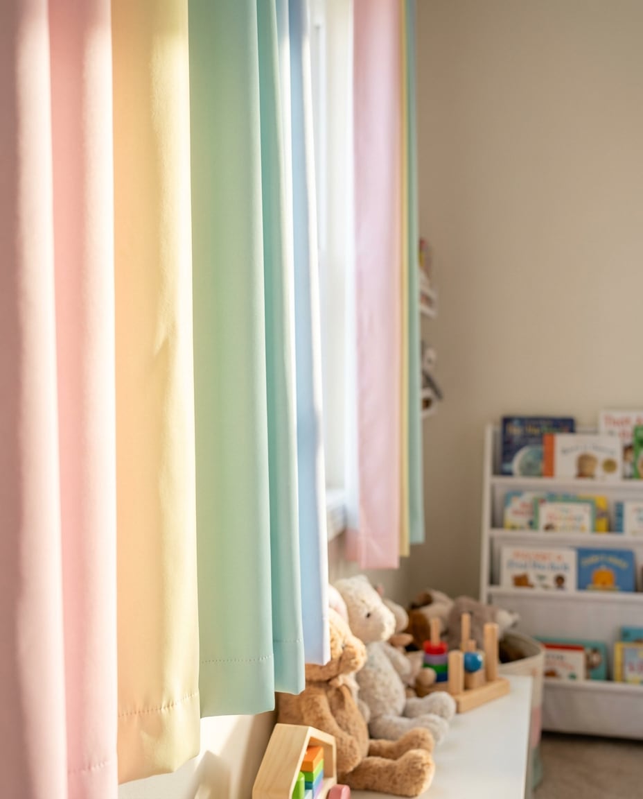 Kids Room Whimsy AI portrait example — Gemini AI Curtain Image Prompts