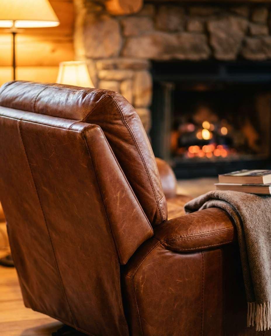 Leather Recliner AI portrait — Gemini AI Prompt for Furniture