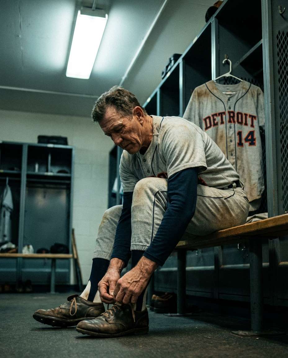 Locker Room Moment AI portrait — Gemini AI Baseball Photo Prompts