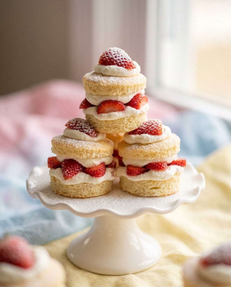 Mini Shortcake Stack AI portrait — Gemini AI Strawberry Shortcake Photo Prompt